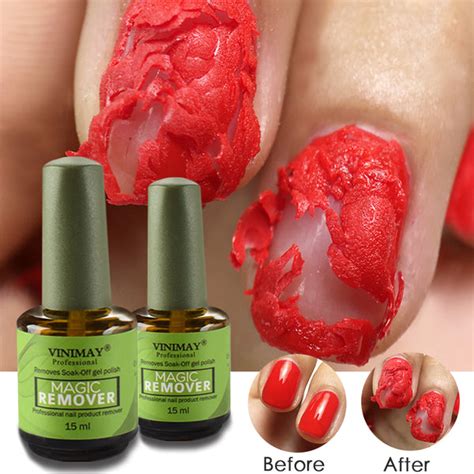 Experience the power of magic remover gel for easy gel polish removal